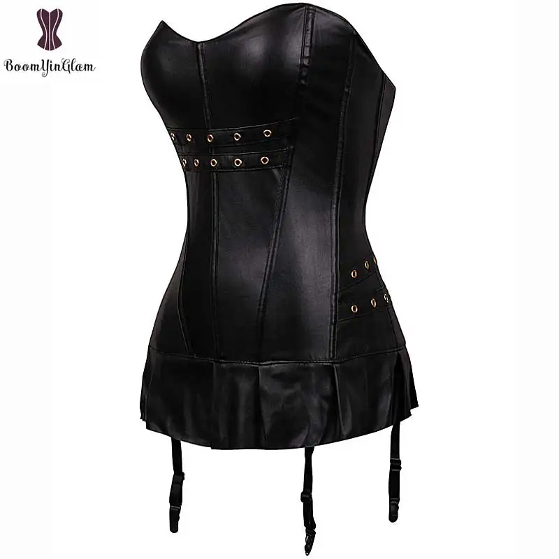 ファッションデザインオフィスレザードレスゴシックコルセットドレス クラブウェア用ガーター付き Buy ゴシックコルセットドレス 革コルセットドレス コルセットドレスとガーター Product On Alibaba Com