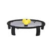 Black outdoor camping games beach ball spikeball game set with pump