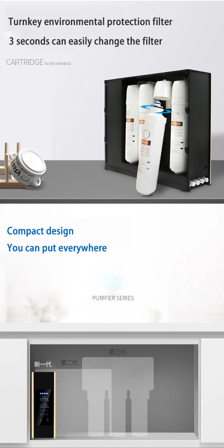 smart desktop portable tankless ro drinking  water purifier water purifiers filtration reverse osmosis filter housings malaysia