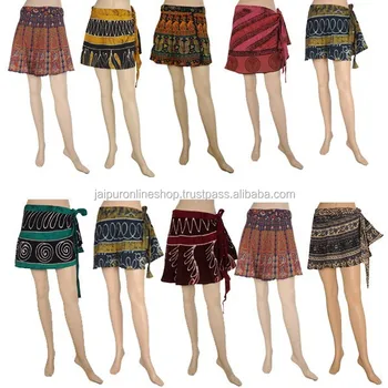 Sanganeri Printed Skirt Cotton Wrap 