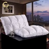 Luxurious Jacquard High Count 95 White Duck Down Pillow Feather Filled Pillow Insert 100% Cotton Good Resilience