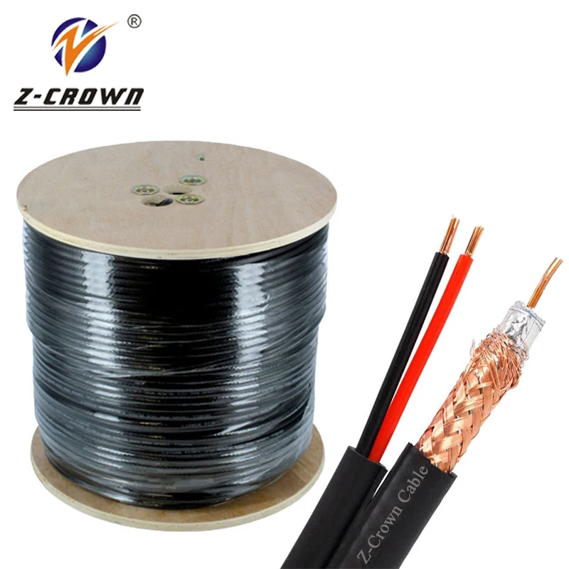 Waterproof Security Rg6 Cctv Cable Rj6+2c Coaxial Cable Buy Rg6 With