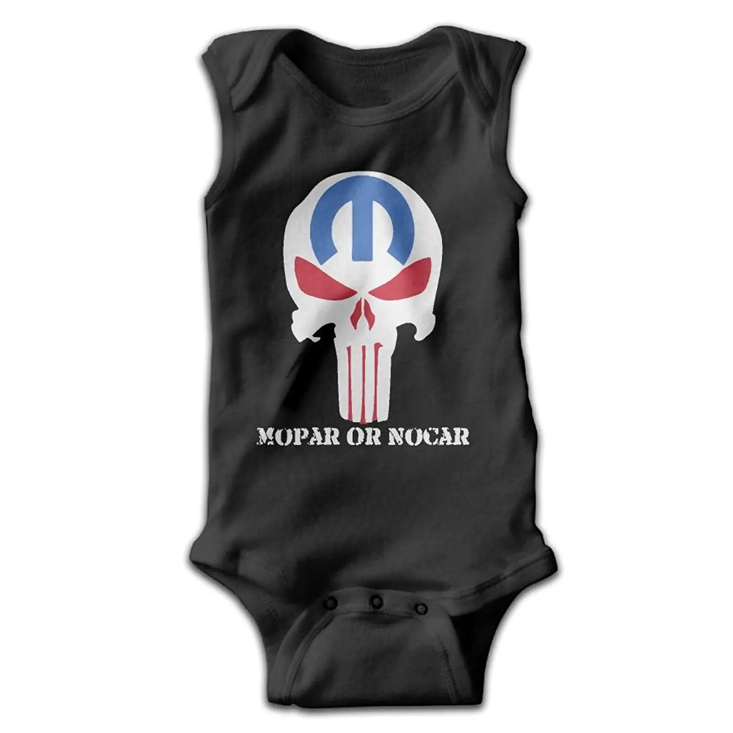 Cotton With Mopar Logo Mopar Boys Blue Logo Onezie Long sleeve Size 0-3 M