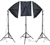 2pcs four head Softbox Light Kit Photo Studio Video Photography Stand Continuous Light