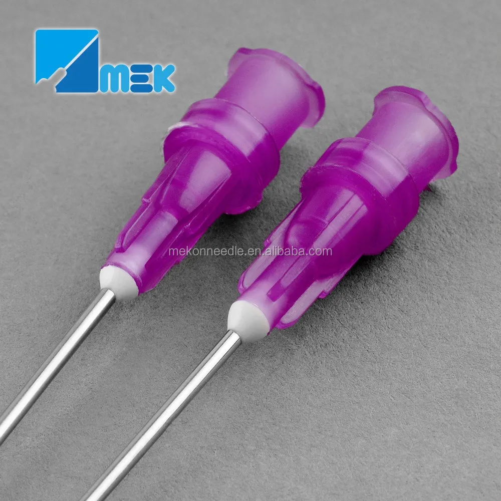blunt needle with bevel tip
