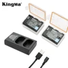 KingMa Wholesale 1960mAh LP-E6 digital Li-ion batteries kit with LCD dual charger
