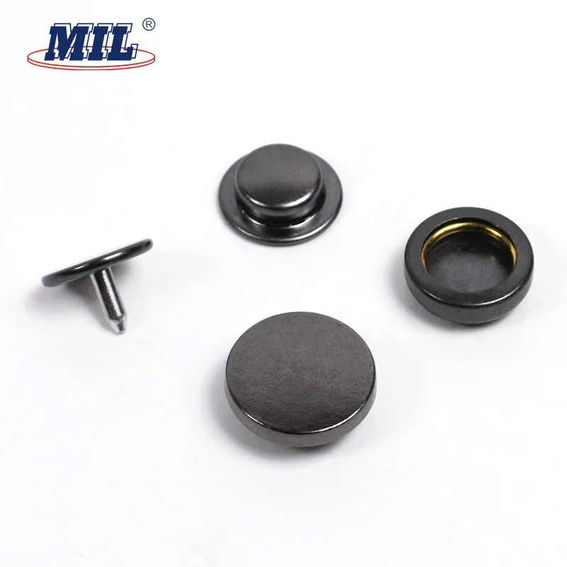 4 Parts Metal Snap Fastener Button For Clothing Buy Snap Fastener