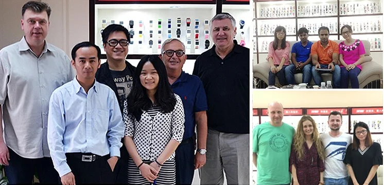 skmei company photos with customers