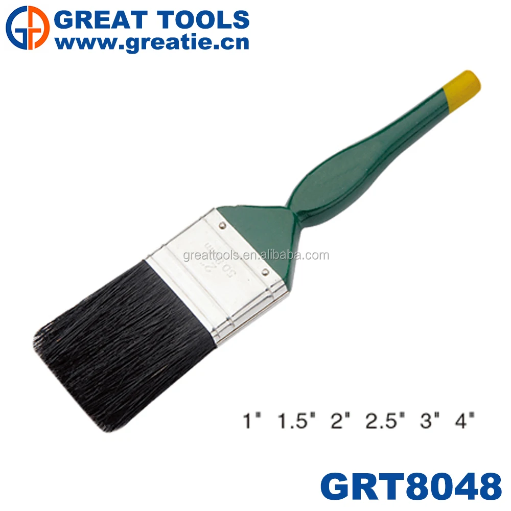 Multi Size Plastic Green Handle Paint Brush - Buy Plastic Green Handle