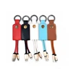 PU key chain usb 2 cable can make usb cable logo with package have stock for you