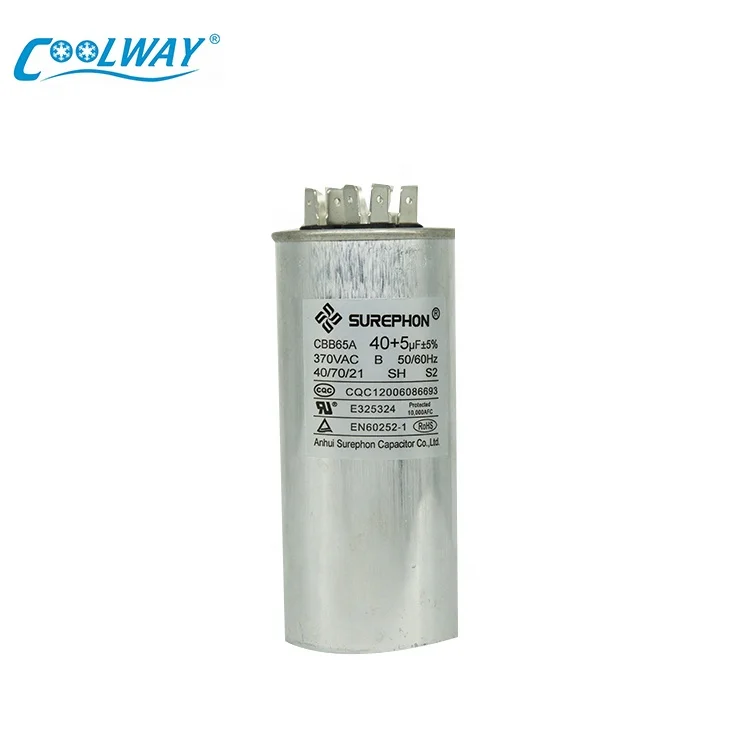 Air Conditioning Compressor Motor Starter Super Capacitor Battery CBB65A Capacitor High Quality Capacitor for Air Conditioner