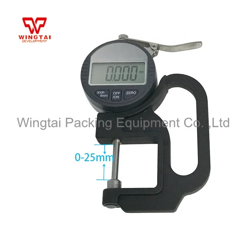 0-25mm Digital Thickness Gauge 0.001 mm Micron Thickness Gauge Measure for Glass,Paper