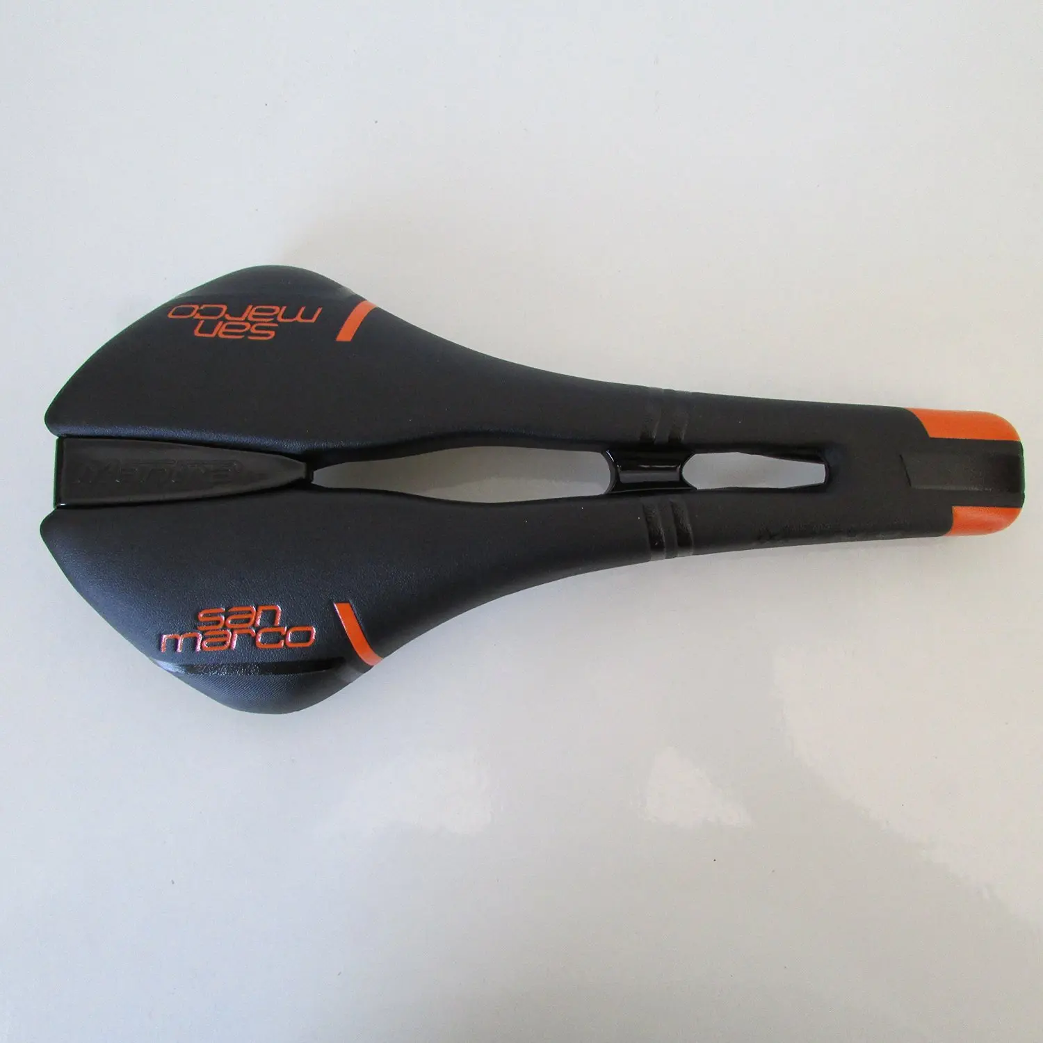 orange mtb saddle