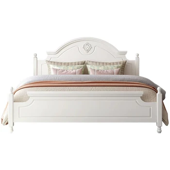 Furniture Of America Bradford King Storage Wood Carved King Size Bed In Off White V P B6003 Buy Carved American Furniture Oak Wood Furniture Wood