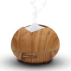 400ml wooden 7 changing led light aroma diffuser Wholesale waste oil burner ultrasonic sensor