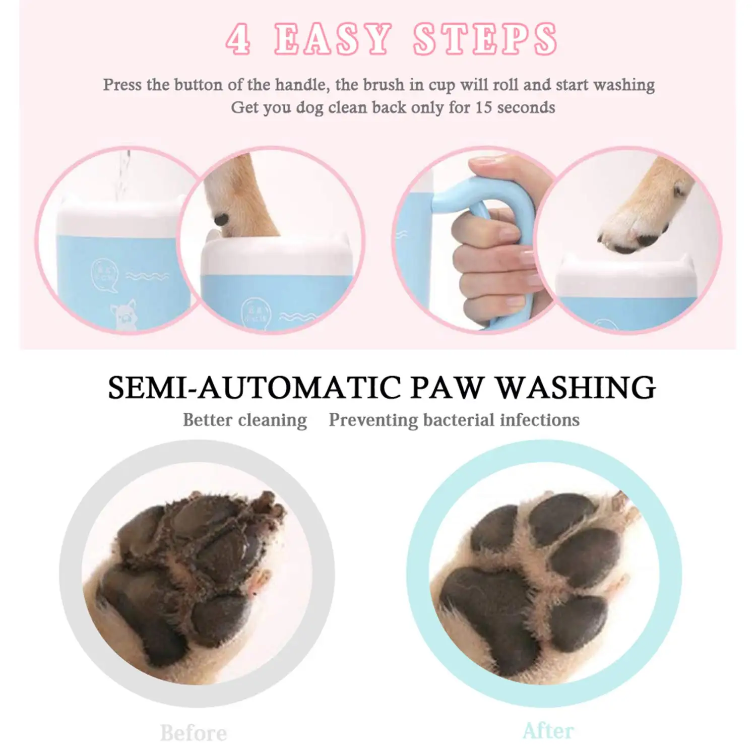Pet Paw Cleaner Paw Plunger For Dogs Portable Paw Clean Washer Buy