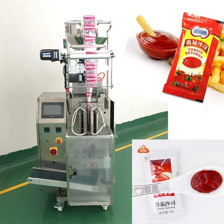 Automatic Liquid fruit Juice water tomato Sauce Sachet Ketchup paste shampoo Packing Machine