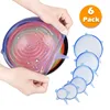 Reusable Food Preservation Silicone Suction Food Lids for Bowl Cup Pot