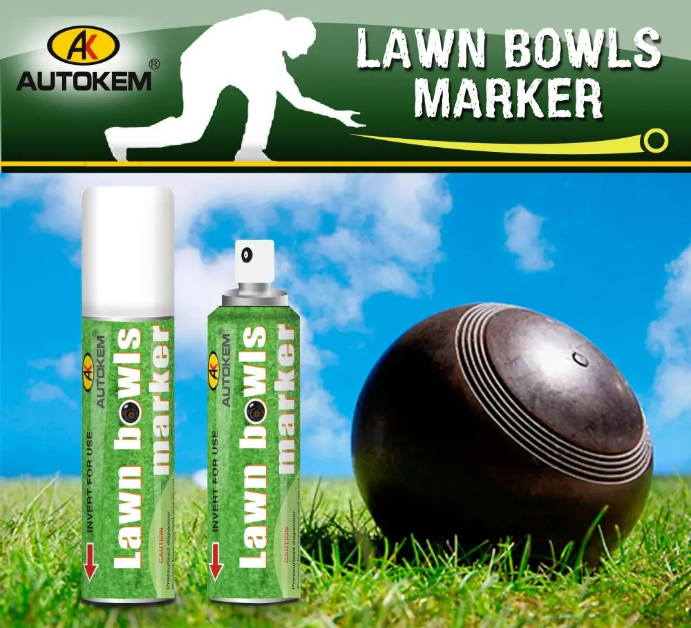 New Arrival Lawn Bowls Marker,Marking Paint For Bowls Aerosol Spray