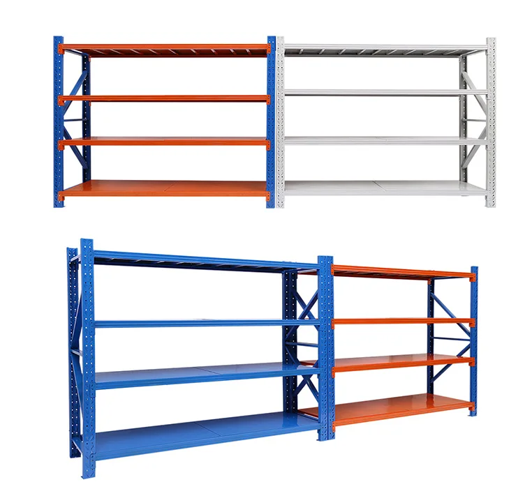 Discout Widely used for storing box and bulk goods steel longspan shelving, medium duty racking