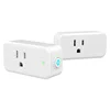 15A WIFI mini plug US smart power socket outlet timer No Hub Required Compatible with Alexa and google home Assistant