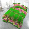 840d polyester disperse printed stone washed cotton twill fabric for bedding set