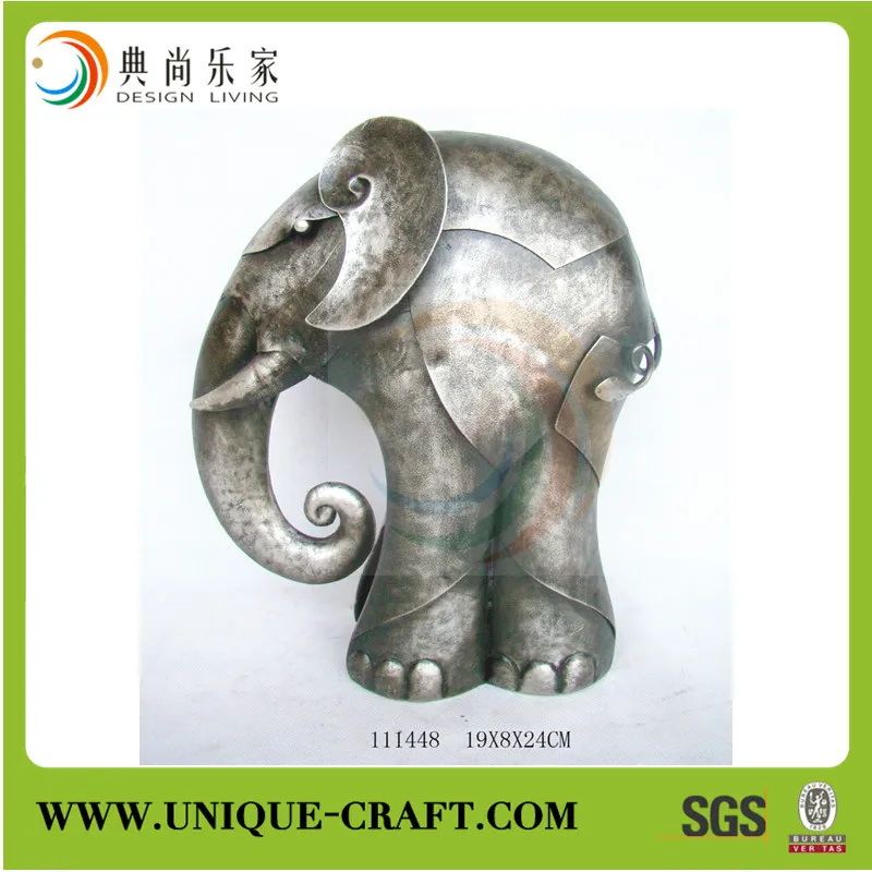 New product antique style decorative elephant metal home interior decoration