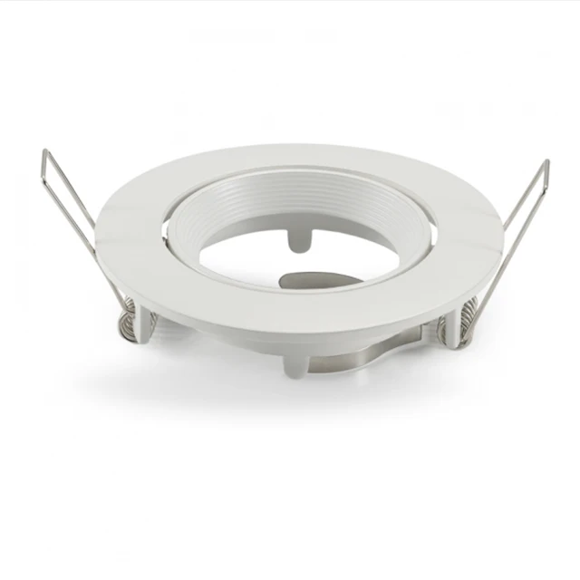 
White LED GU10/MR16 Fixture/Halogen Ceiling lamp ring holder fitting for home kitchen 