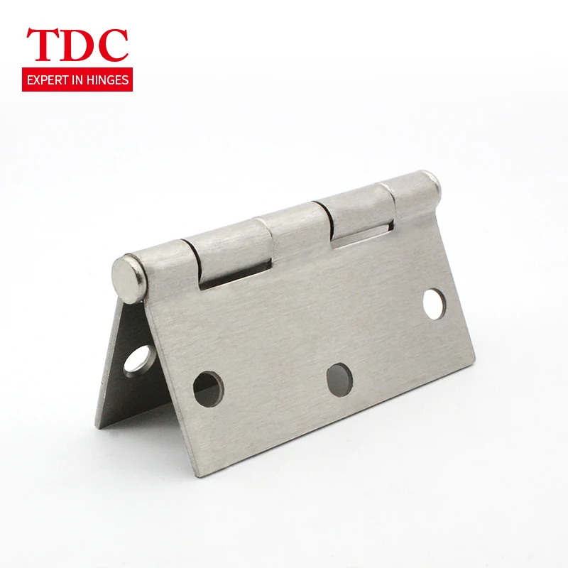 NEW 2PC 4/" BRASS UTILITY HINGES SOLID DOOR UTILITY BUTT HINGE WITH SCREWS