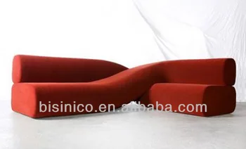 Corner X Shaped Sectional Sofa Fashion Unique Design Leather Living Room Modern New