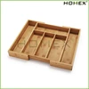 Multi Tasking Bamboo Expandable Drawer Organizer/Homex_BSCI