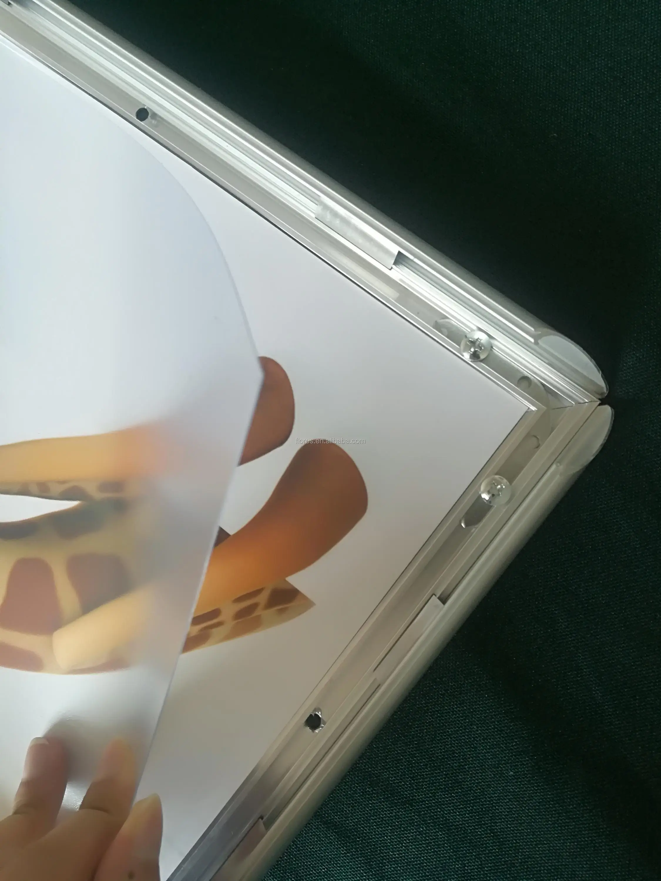 Wallmounted Aluminum Extrusion Poster Snap Open Frame Buy Aluminum Snap Frame,Snap Frame,Snap