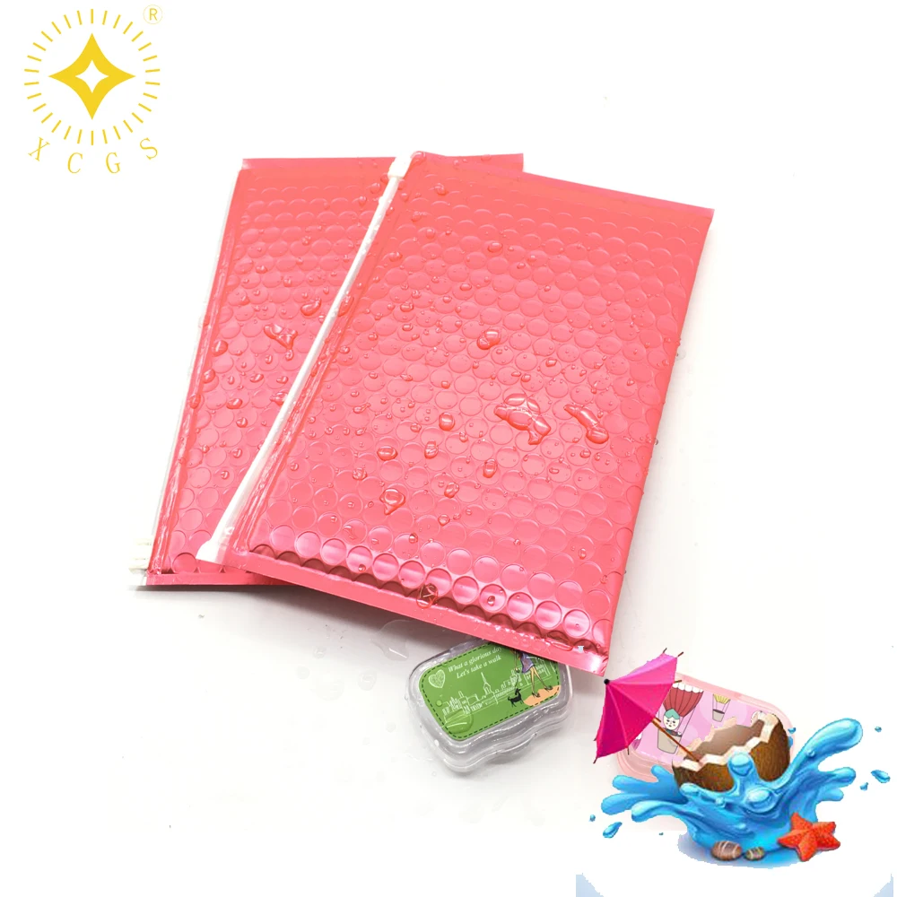 Custom Printed Reclosable Pvc Plastic Bubble Padded Zip Lock Pouch Bags Buy High Quality