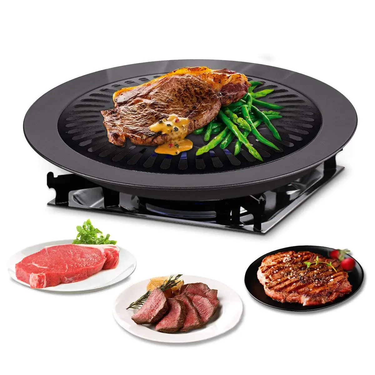 Buy Korean BBQ Diamond Coating Grill Stovetop Barbecue Steak Pork Belly