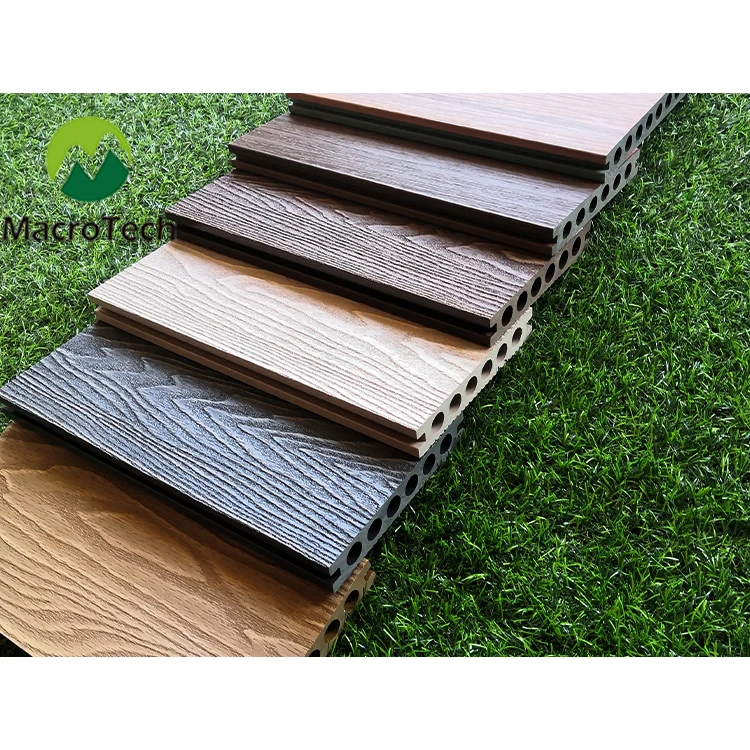 outdoor WPC deck floor covering Embossing online + Mix color card decking flooring Manufacturer