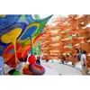 Kids Indoor Colorful Nylon Rope Hand Crocheted Playground Net Climbing