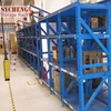 Warehouse storage Heavy duty pull-out drawers mold rack