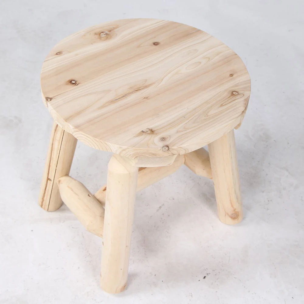 便宜的小展示架木制迷你凳子