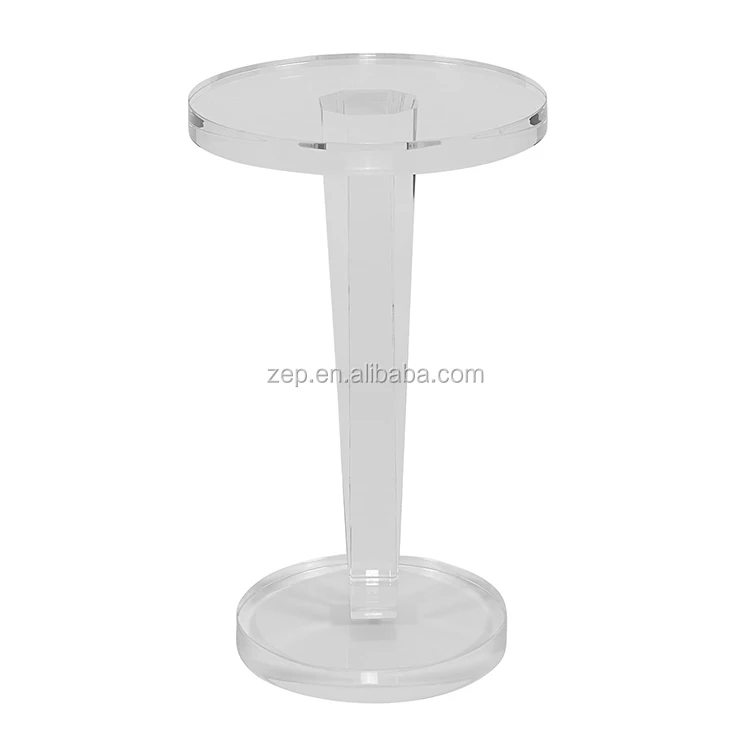 Round Coffee Table Clear Acrylic Furniture Pmma Plastic Table Top Buy