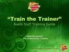 "Train the Trainer" for Booth Staff Training Webinar