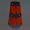 Waterproof LED Traffic Road Cone Cover Flashing Light Warning, USB Rechargeable Large Capacity Battery