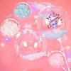 18inch Merry Christmas LED Light Bubble Balloons with Feather Christmas New Year Decorations Supplies