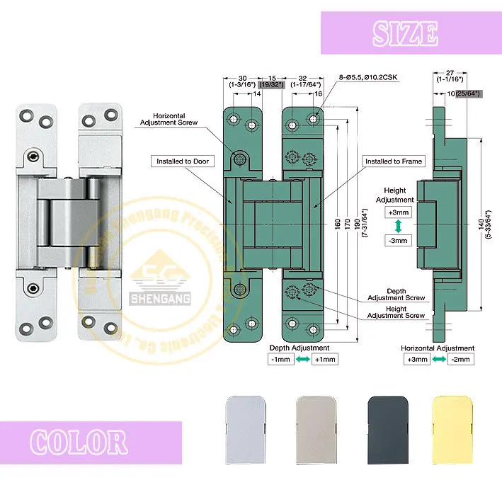 Europe Style Interior Door Concealed Hinges Swing Door Hinges Buy