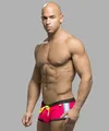 Men New Pocket Design Swimming Wear Mens Rogue Swim Boxers Underwear U Convex Beach Wear XS