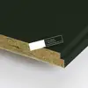 Acoustic and are ceiling grid installed ceilings with a smooth surface enabling creative design solutions and acoustic control.