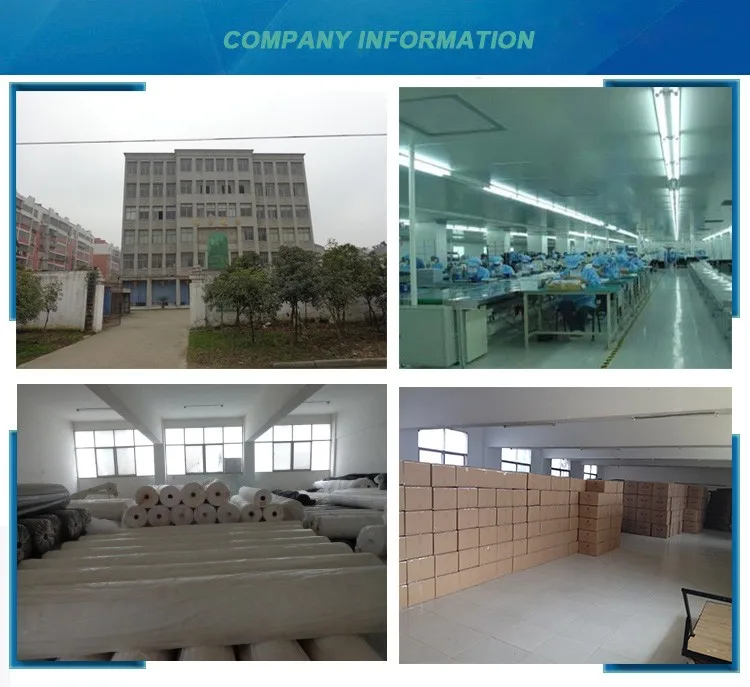Disposable Blue nonwoven fabric shoe cover, medical shoe cover with CE certificated
