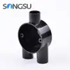 China supplier Insulation inflaming retarding plastic conduit electrical fittings pvc junction box