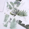 Plant Leaves Transparent File Bag Folder Zipper Bag Document PVC Bag