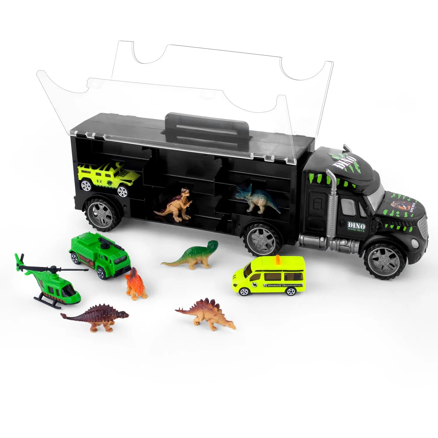 dinosaur transport truck