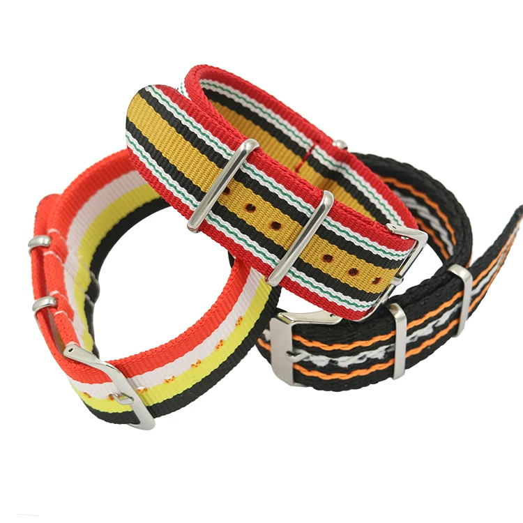 Customized models men and women comfortable bracelet pure nylon watch strap